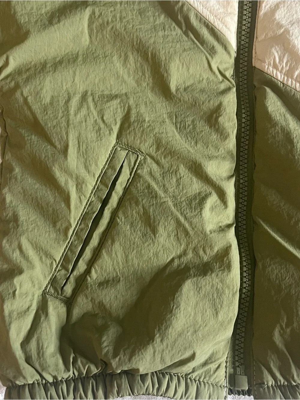 Zara Kids Olive‎ Contrasting Reversible Windbreaker Sz 18~24M